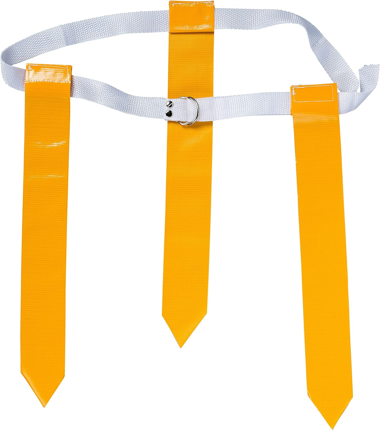 Flag Football Set for 12 Players - Includes Durable Flag Belts and Flags, Cones, Bean Bag, Carrying Backpack, and Football - Huge 55 Piece Complete Set