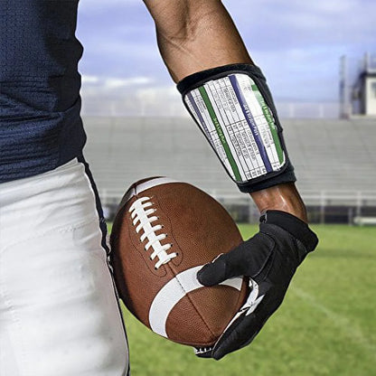 Quarterback Playbook Insert Wristband, 6.5" Large