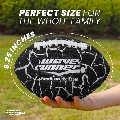 Grip It Waterproof Junior Size Football, 9.25 Size, Durable & Double Laced, Perfect for Beach Accessories, Kids Games, Pool Toys, Outdoor Games, All-Weather Indoor & Outdoor Play