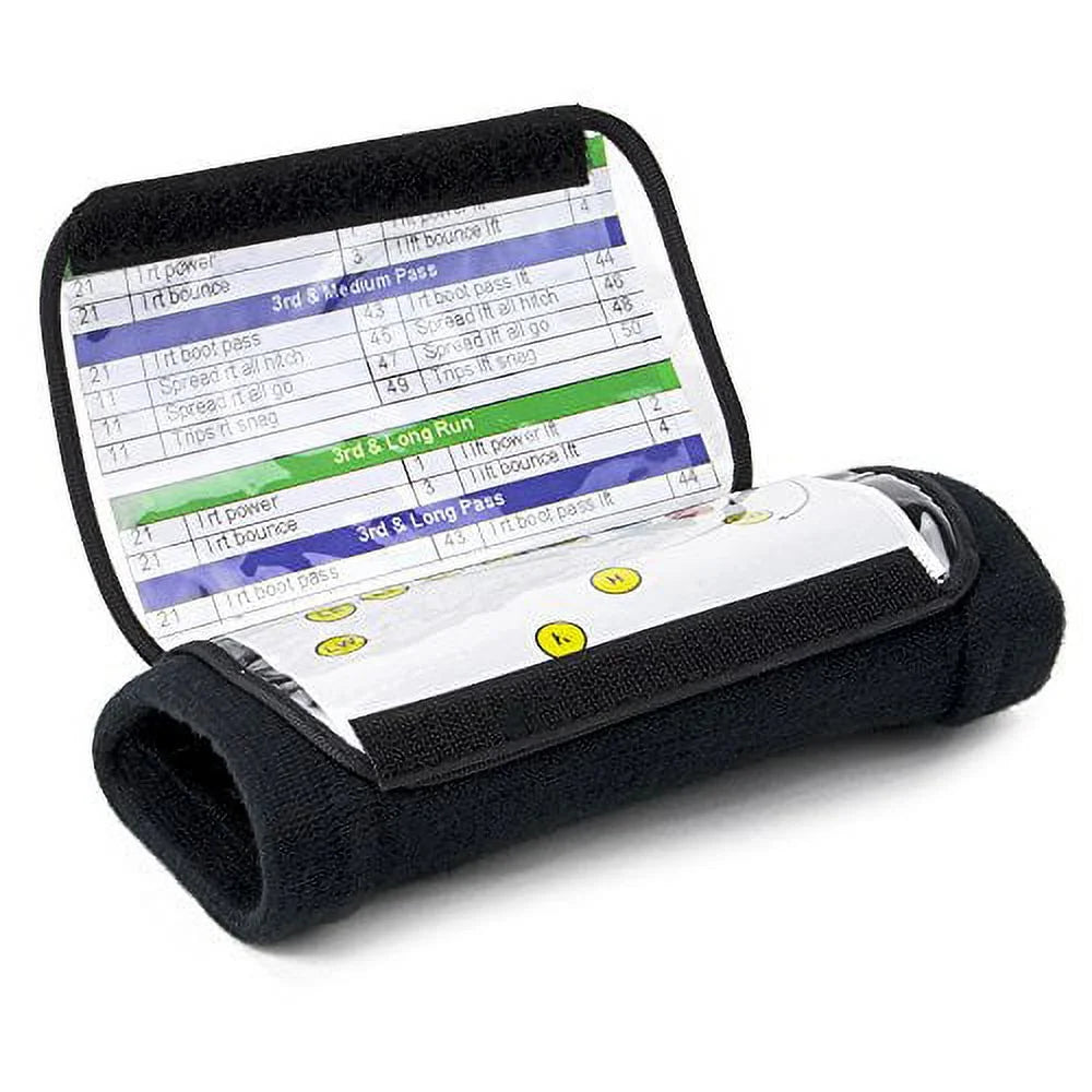 Quarterback Playbook Insert Wristband, 6.5" Large