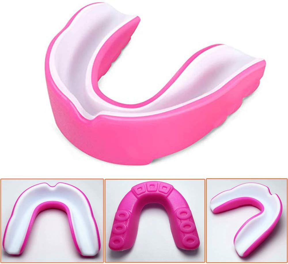 Sports Mouth Guard for Kids Youth/Adults-Mouthguard for Lacrosse, Basketball, Karate, Flag Football, Martial Arts, Rugby, Boxing, MMA, Hockey -Free Carrying Case for Mouthguard…