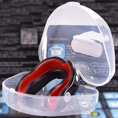 Youth Sports Mouth Guard for Kids (USA Flag, Fangs, 20+ Colors to Choose From) Mouthguard for Football, MMA, Karate, Boxing, Rugby, BJJ, Flag Football – /W Case (Youth, Strapless)