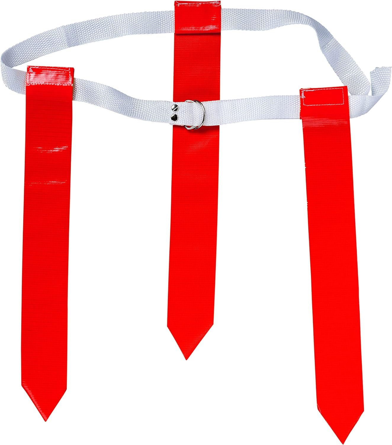 Flag Football Set for 12 Players - Includes Durable Flag Belts and Flags, Cones, Bean Bag, Carrying Backpack, and Football - Huge 55 Piece Complete Set