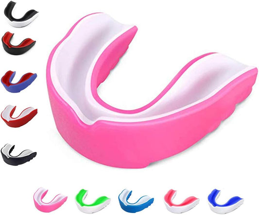 Sports Mouth Guard for Kids Youth/Adults-Mouthguard for Lacrosse, Basketball, Karate, Flag Football, Martial Arts, Rugby, Boxing, MMA, Hockey -Free Carrying Case for Mouthguard…